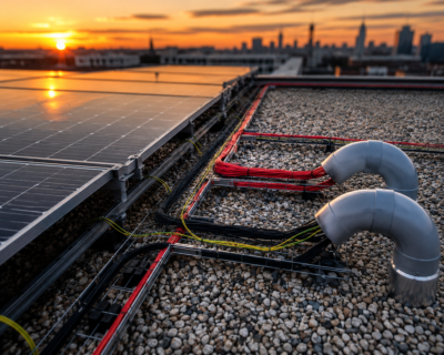 Mantelbuizen bij zonnepanelen