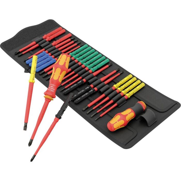 Wera 5006617001 26-delige Kraftform VDE schroevendraaierset met verwisselbare klingen