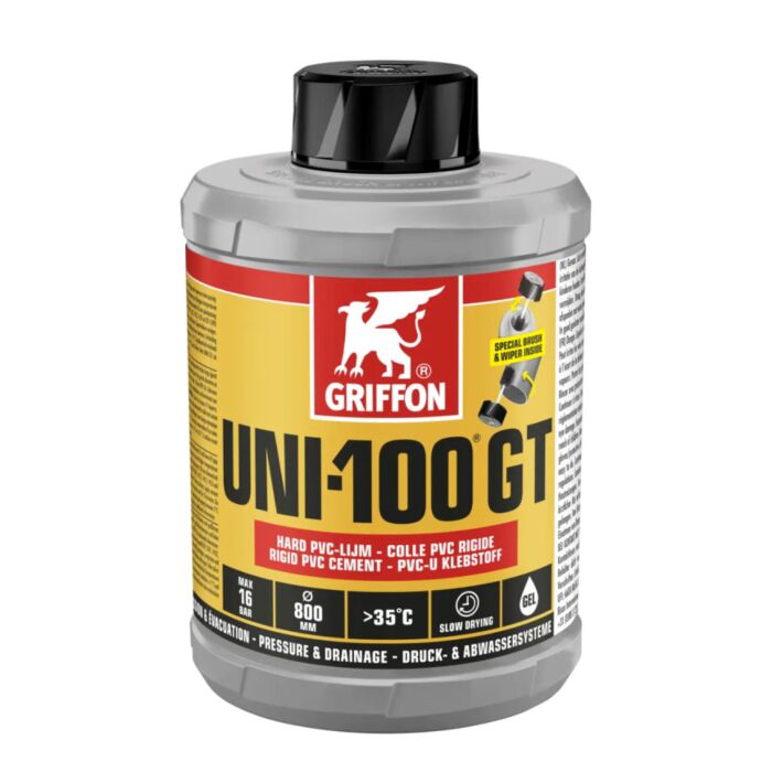 Griffon hard pvc lijm, Uni-100 GT, bus à 1000 ml