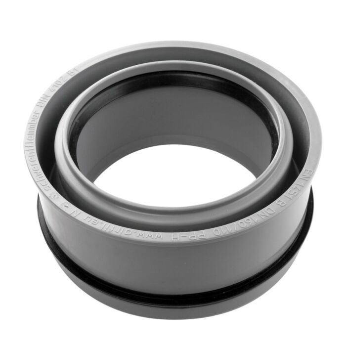 PP inzetverloopring in buis 160 mm x 110 mm