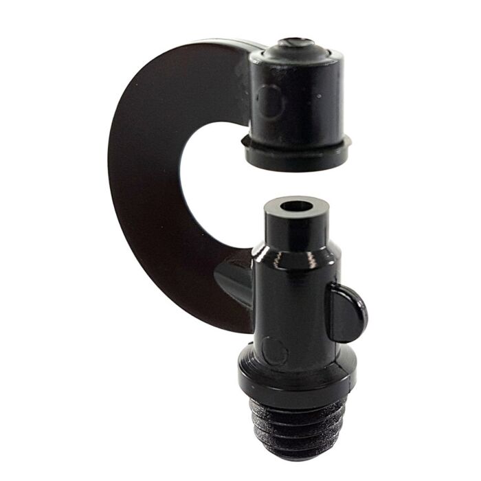 VDL boogsproeier, nylon, zwart, 3/8" WW, 380 l/uur