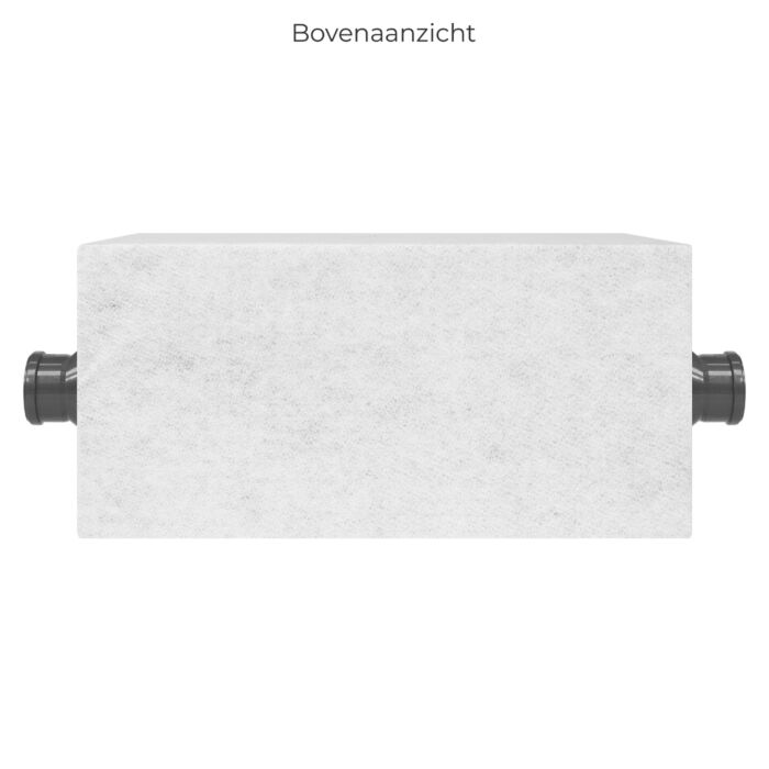 Infiltratiekrat 400 liter zwaar belastbaar 50 x 100 x 80 cm 2 aansluitingen