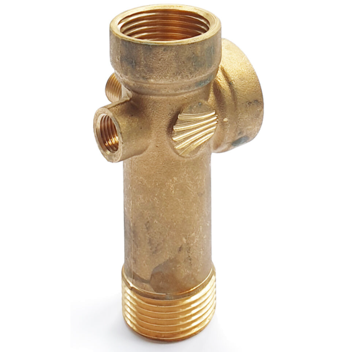 Messing-pomp-T-stuk-hydrofoor
