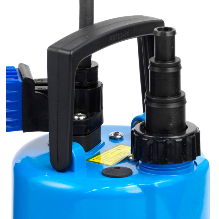 Dompelpomp, 160 W, vlakzuigend, vuilwaterpomp met 50 l/min debiet en 8