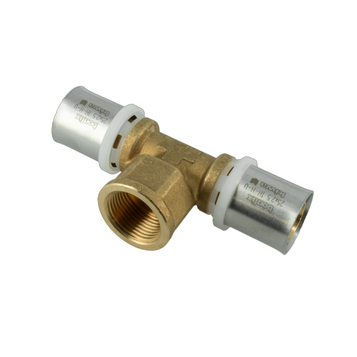 Bonfix Alu-pers T-stuk binnendraad 25 mm x 3/4"
