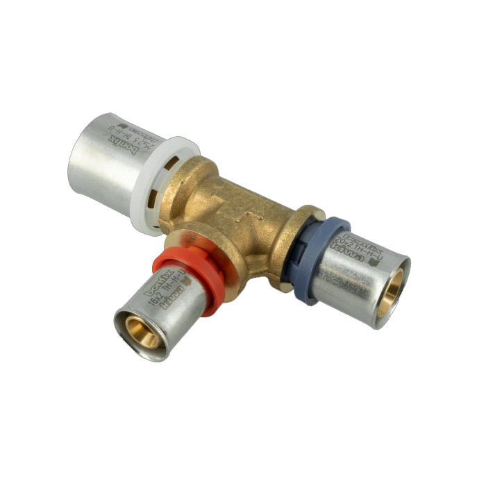 Bonfix Alu-pers verloop T-stuk 25 x 16 x 20 mm