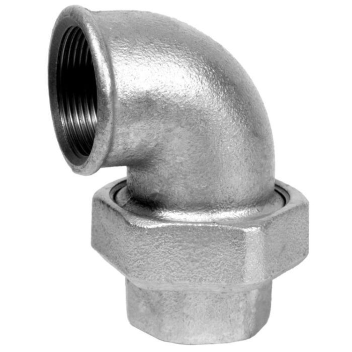 Gegalvaniseerde haakse koppeling 90 graden voor waterleidingen en watertransport