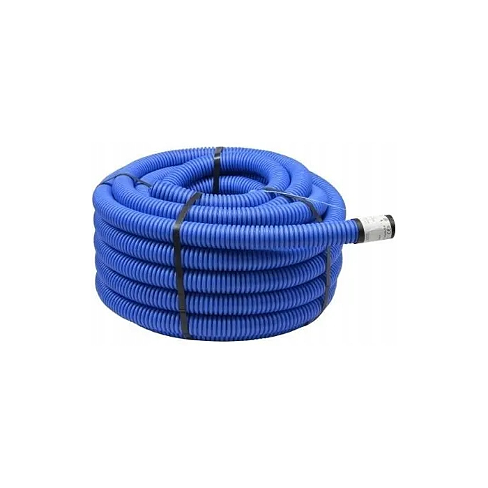 Kabelbeschermingsbuis voor water blauw 50 mm rol 50 meter