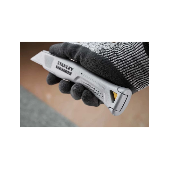 Stanley vast mes Titan met holster zilver