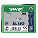 Spax spaanplaatschroeven T20 verzinkt 5 x 60 mm deeldraad 100 stuks thumbnail
