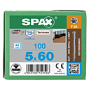 Spax vlonderschroeven T25 RVS A2 5 mm x 60 mm 100 stuks thumbnail