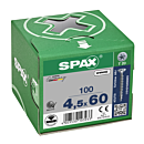 Spax spaanplaatschroeven T20 verzinkt 4.5 x 60 mm voldraad 100 stuks thumbnail