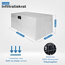 Infiltratiekrat 1600 liter zwaar belastbaar 200 x 100 x 80 cm thumbnail
