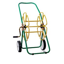 Relaxdays slangenwagen 45 m - tuinslang haspel - tuinslanghouder - 1/2