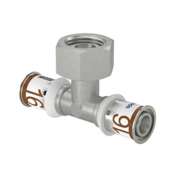 Uponor S-Press Plus T-stuk 90° binnendraad x pers