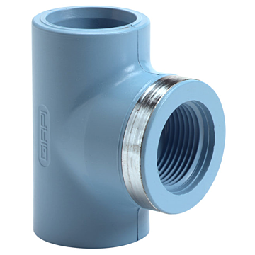 Girair T-stuk 25 mm met ¾"  binnendraad