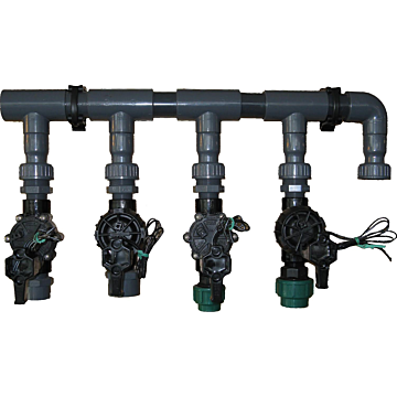 pvc manifold 4weg