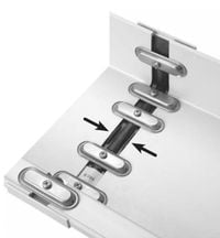 Verbindingsstuk 205mm bevestigen